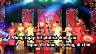 [Karaoke] NGÀY TẾT QUÊ EM - V. Music, Tiêu Châu Như Quỳnh, Bảo Anh, Yến Trang (Gala Nhạc Việt)