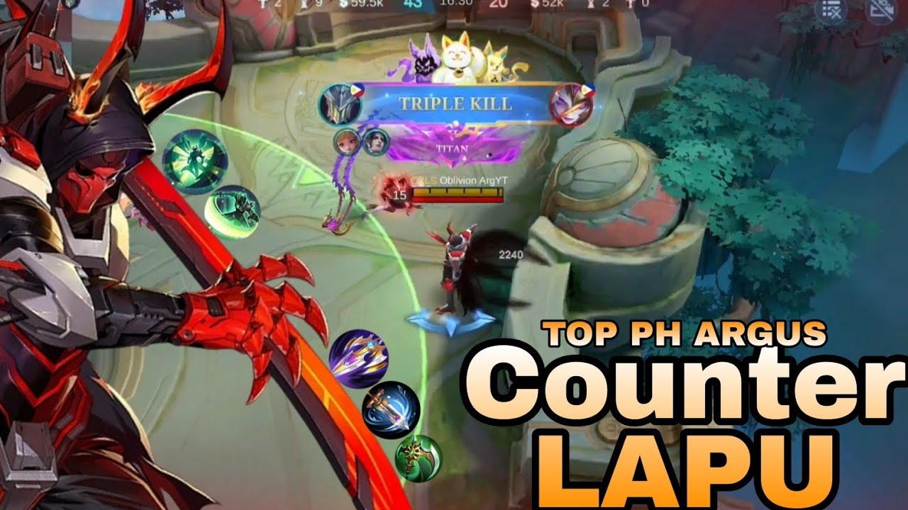 How do YOU counter Lapu using Argus in Mobile Legends Bang Bang | Argus Gameplay