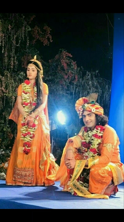RadheKrishna behind seen 💕#radhakrishna @StarBharat @tseries @DangalTVChannel #shorts #krishna