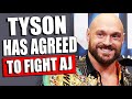 Tyson Fury HAS AGREED TO FIGHT Anthony Joshua FOR FREE AFTER USYK REMATCH / Joe Joyce WANTS FURY