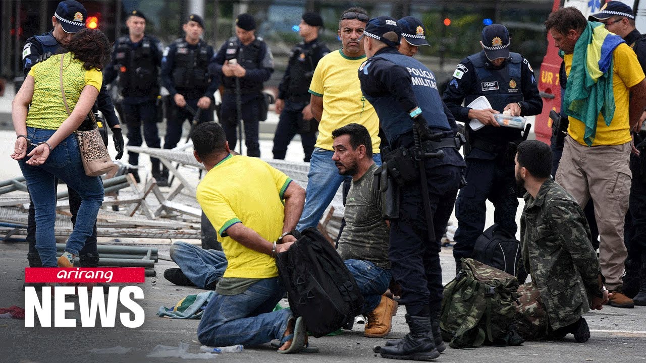 Mass arrests in Brazil following storming of government buildings