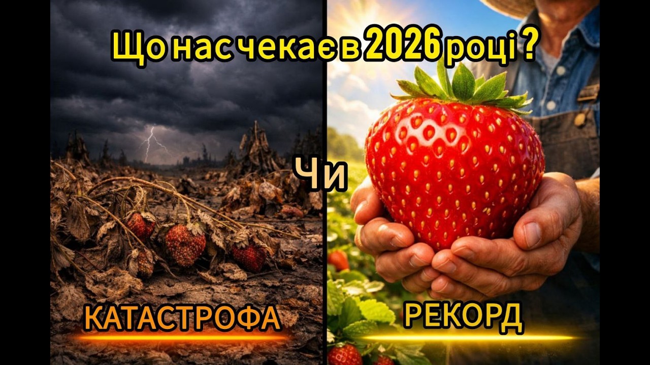 КАТАСТРОФА чи РЕКОРД? Що чекає на полуницю у 2026 році (чесний огляд)