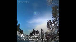 Bloomsky Webcam - Saginaw, MN 1/10/22