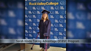 Continuing to beat the odds; RVC student Sarah Hinde becomes the first to speak at RAISE Graduation
