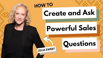 Hoe u krachtige verkoopvragen kunt creëren en stellen met Julia Ewert