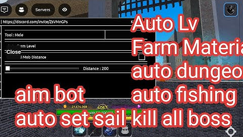 Script king legacy | No Key | Auto lv, Material, Dungeon, Fishing, All Boss, Aim Bot, Auto Set Sail