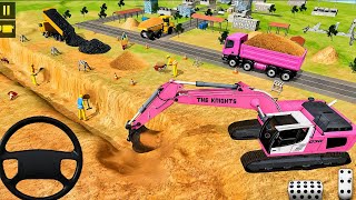 Real Jcb Excavator Simulator 3D Game || Road Construction Jcb Simulator Game ||#game screenshot 5