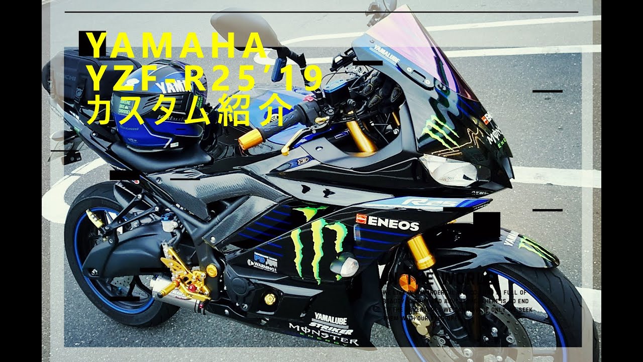 カスタム紹介【YZF-R25’19】【モトブログ】64 - YouTube