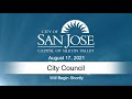 AUG 17, 2021 | City Council, Afternoon Session