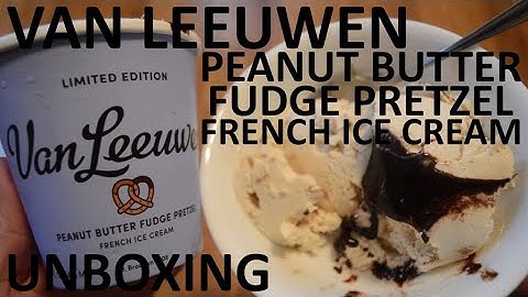 Unboxing Van Leeuwen Peanut Butter Fudge Pretzel Limited Edition French Ice Cream