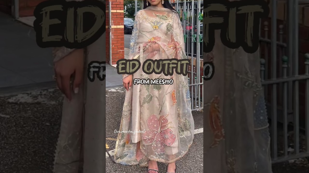 ✨🤍 Eid outfit from meesho 🤍✨Link in my bio 🖇️🔗 