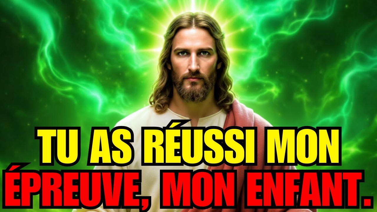 🛑 Dieu dit : j’ai vu tes larmes… tu as réussi mon épreuve. | Message de Dieu aujourd’hui