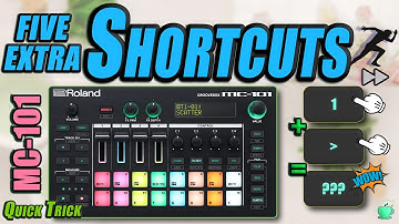 Roland MC-101 : More Shortcuts (Part 2) // Speed up your workflow