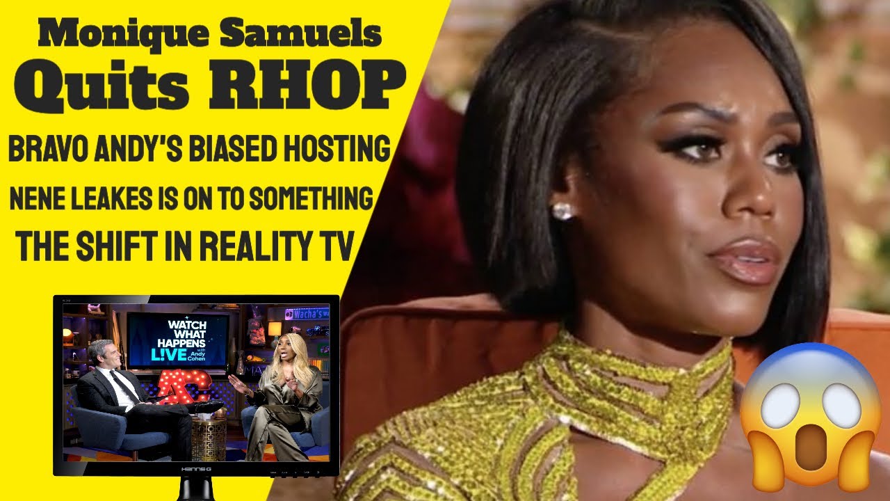 Моник Сэмюэлс уходит из #RHOP, предвзятое ведение Bravo Andy и многое другое