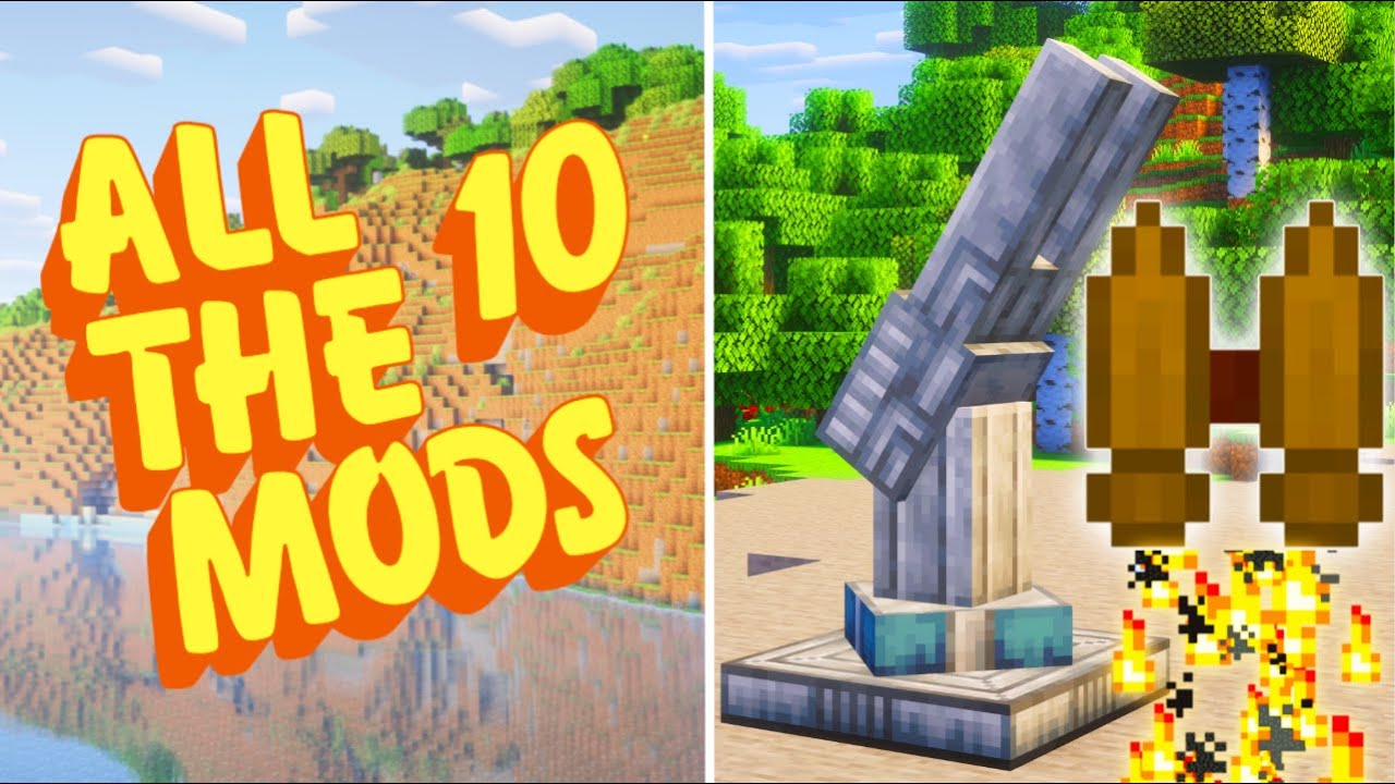 All the Mods 10 EP1 480+ Mods is INSANE!