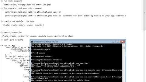 Zend Framework Tutorial in Hindi for Beginners @ Create module in zend framework 2