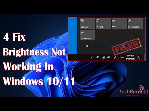 FIX Brightness Not Working in Windows 10 11 Easy & Fast