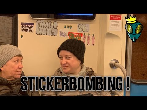 Стикербомбинг ! Stickerbombing!