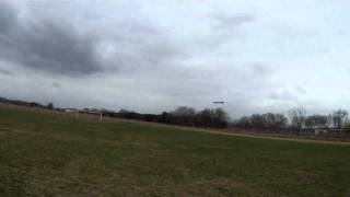 Electric conrol line, Vector 40 FPV Flight #1