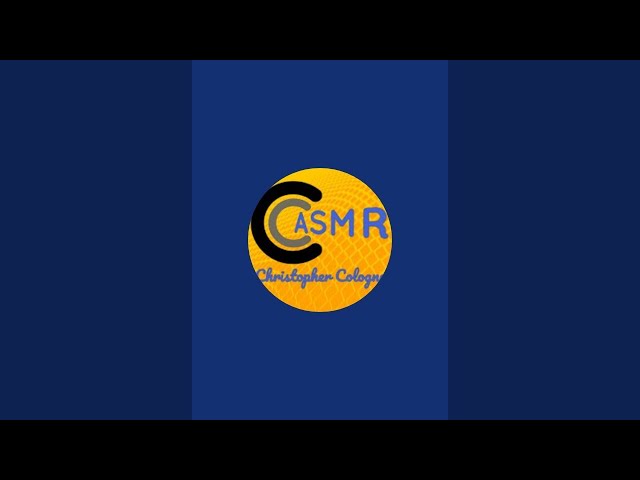 Christopher Cologne ASMR is Live! just chilling