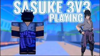 Sasuke Plays 3V3Hoopz Roblox