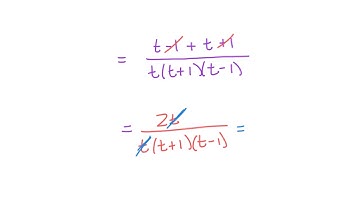 Add / Subtract Rational Expressions (2)