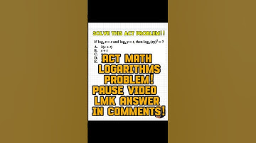 Can you solve this ACT math problem? Let me know. #act #actmath #actprep #acttips #satmath