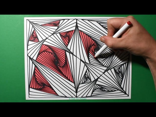 Spiral Drawing / Breathtaking 3D Pattern / Satisfying Line Illusion / Art  Therapy / Viral Rocket - video Dailymotion
