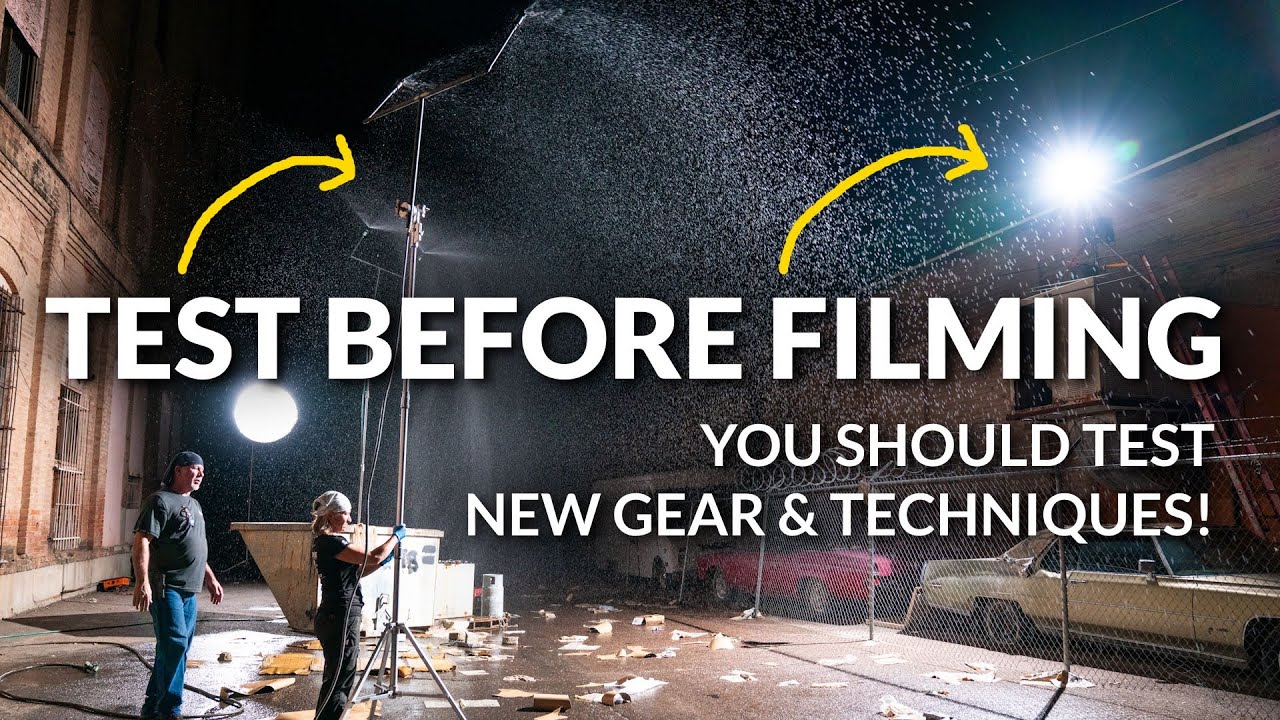 Test new filmmaking tools and skills... avoid costly errors | Filmmaking Tips with Nick