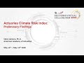 Academy presents Actuaries Climate Risk Index to the Actuarial Colloquium