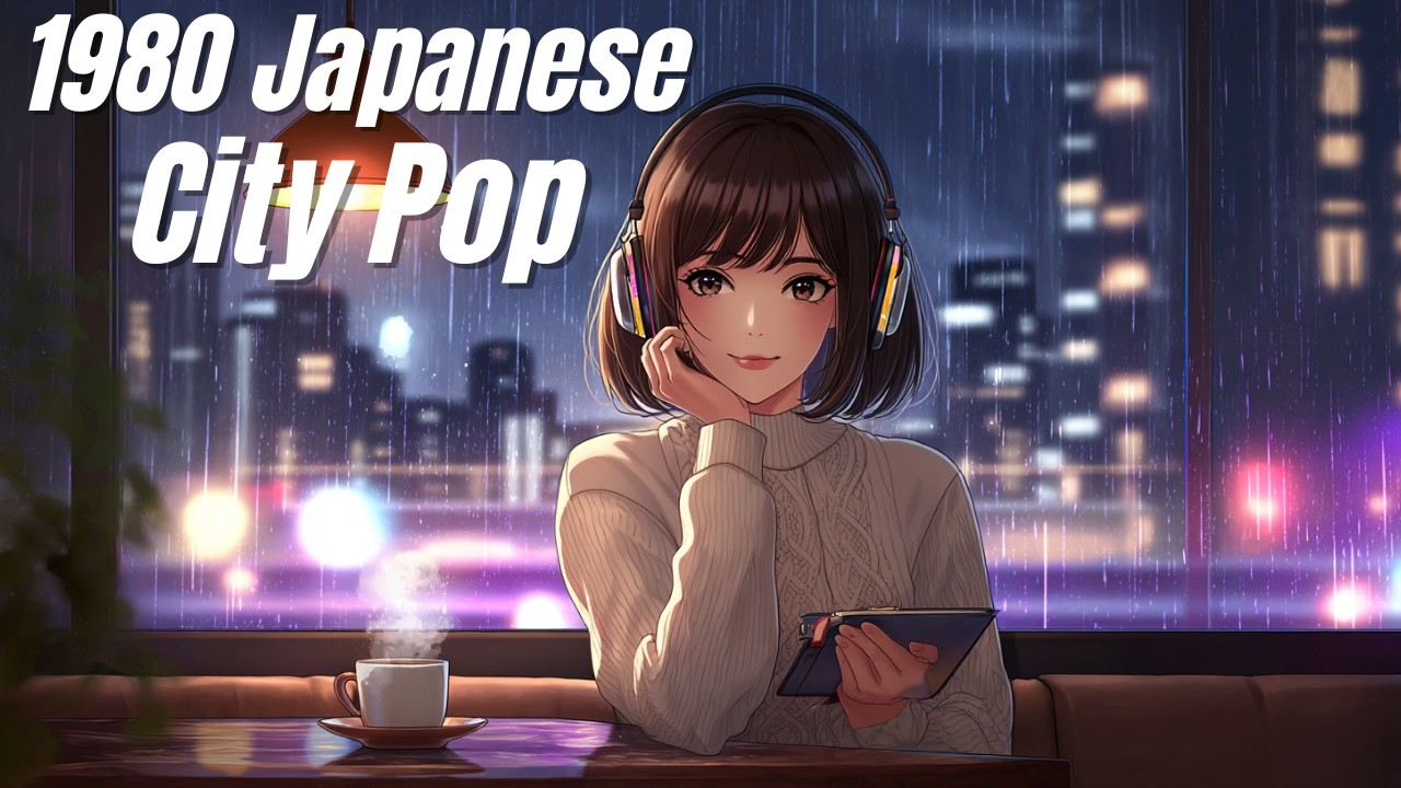 【80's シティポップ】深夜カフェで聴きたい -作業用BGM- Vol.8 | 1時間25分 雨の夜、散りゆく時間をシティポップと | City Pop Playlist