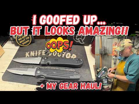 I Accidentally Ruined A Vintage Tactical Knife...But It Looks BETTER Now!