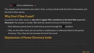 Understanding the Hard Links Concept in Directories: Why is it 2 +  the Number of Subdirectories?