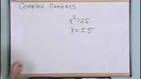 Complex Numbers - Trigonometry & Pre-Calculus Tutorial