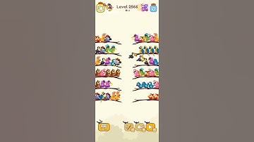 bird sort puzzle game level 2566 #games #birdsortcolor #gameplay #puzzle