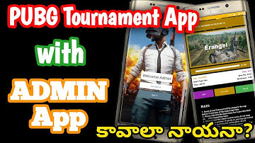 PUBG Tornament App AIA with ADMIN App and PayTm Syaytem in Kodular | In telugu