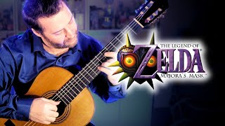 Zelda Majora's Mask - SONG OF HEALING - Beautiful Classical Guitar version 