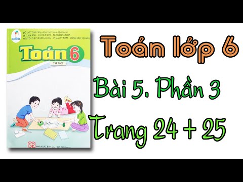 Video Toán lớp 6 sách cánh diều tập 1 chương 1 bài 5 giải... - youtube