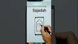menggambar sajadah motif Ka'bah