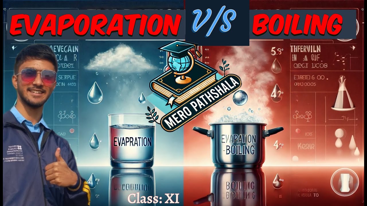 🔥 Evaporation V/S Boiling 🌊 | Discover the Science Behind Evaporation and Boiling