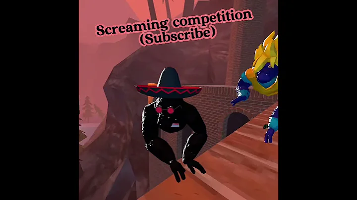I had a screaming competition #vr #funnymemes #gtag #gorillatag #animalcompany