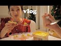 VLOG 행복하게 먹다 위경련오고 반성🥲, 토마토탕면🍜, 어니언스프🧅, 이연복 마파두부, 전시회 다꾸