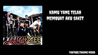 Lirik lagu alianzee band 1000 kesedihan