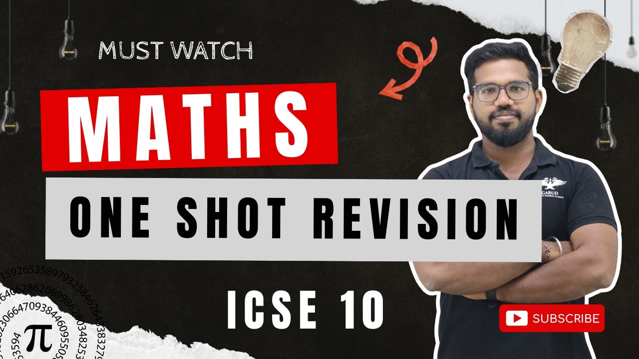 Maths Marathon | One Shot Revision | ICSE 10 Maths Board 2026 🎯