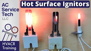 HOT SURFACE IGNITOR Training for Gas Furnaces! HSI Types, Operation, Troubleshooting!