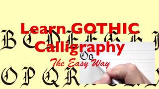 Learn Gothic Calligraphy the Easy Way  Part 1: Margins