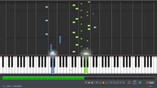 F. Burgmuller - L'Hirondelle - 50% Speed - Piano Tutorial by PlutaX