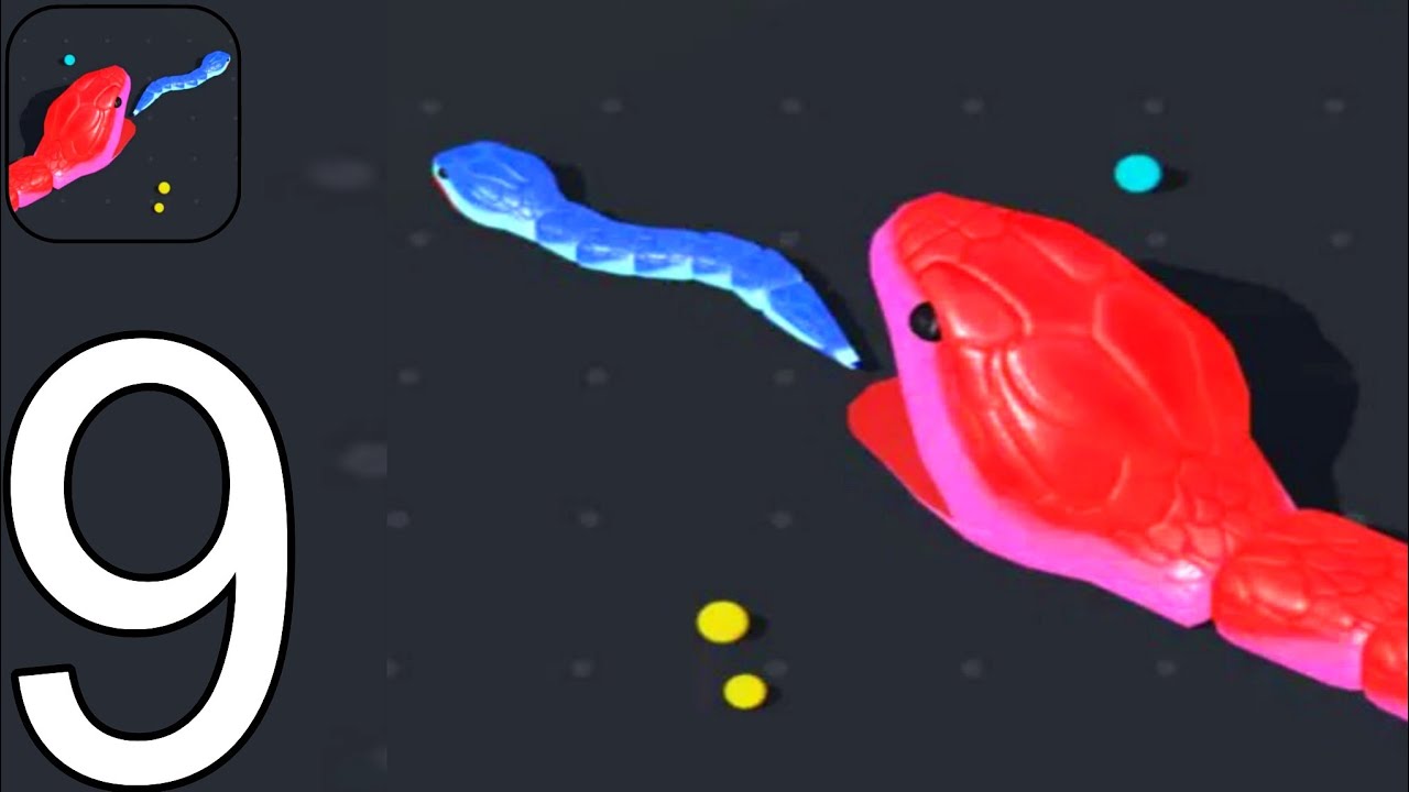 Snake Clash - Gameplay Walkthrough Part 9 Tutorial NEW Mobile Game (Android,ios)