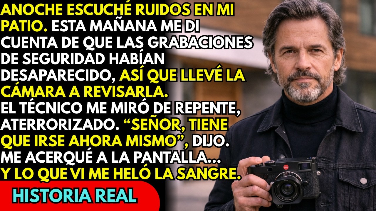 Llevé la cámara a revisar… y el técnico me dijo: «Vete ahora mismo»