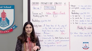 Class 6 - English - Unit 7 - Lecture 1 - fiction-Mpho